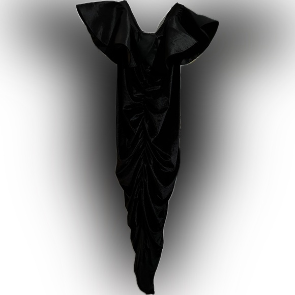 By Efrain Mogollon-El Castano Dress- BLACK - Picture 3 of 3